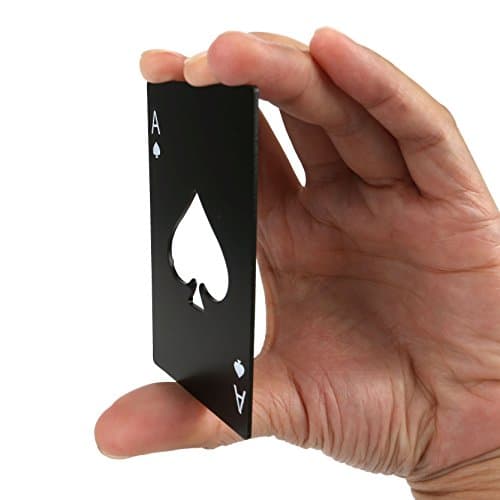 Card Bottle Opener, Yoption 10 Pcs Stainless Steel Credit Card Size Beer Bottle Can Cap Opener for Wallet Pocket Wedding Party Groomsmen Birthday Gifts