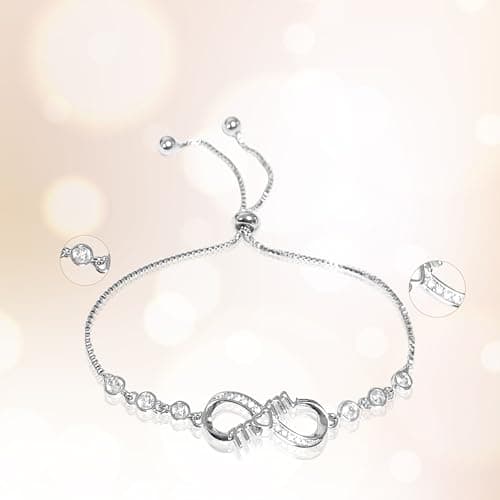 Infinity Love Heart Happy Birthday Mom Bracelet, Mom Birthday Gifts From Daughter, Son, Things To Get Your Mom For Her Birthday, Unique Jewelry For Women, Regalos Para Mamá Cumpleaños