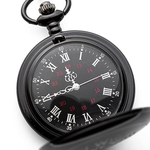 Anniversary Pocket Watch for Husband - Engraved Silver Stainless Steel - Meaningful Keepsake - Boxed and Ready to Give