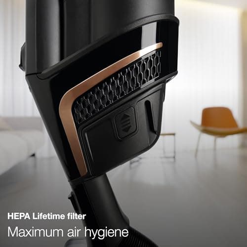 Miele Triflex HX2 Cat & Dog Cordless Stick Vacuum Cleaner, 60 min runtime, Obsidian Black / Rose Gold