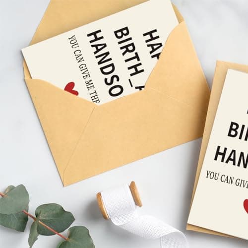 Gifts for Him | Funny Birthday Card & Gifts for Men Husband Boyfriend Him, Happy Bday Card