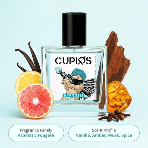 Cupids Original Hypnosis 2.0 Eau de Parfum Pheromone Cologne for Men – Long-Lasting Fresh Fragrance, 50ml