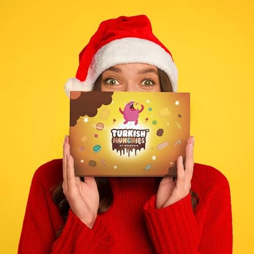 Midi International Snack Box | Premium Exotic Foreign Snacks | Unique Snack Food Gifts Included | Try Extraordinary Turkish Snacks | Candies from Around the World | 12 Full-Size + 1 Bonus