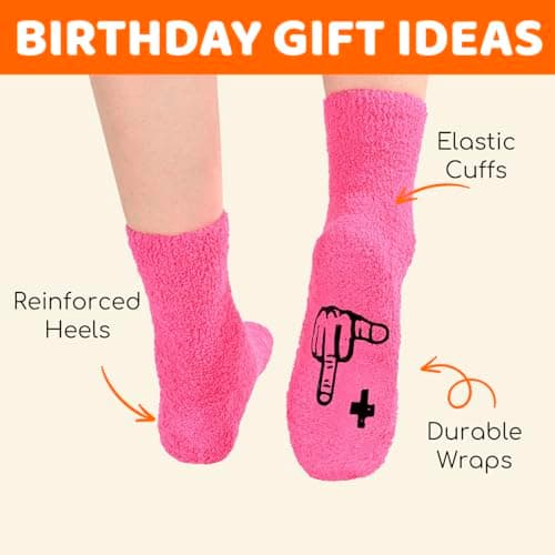 HAPPYPOP Birthday Gifts Ideas for Women - Socks for 36 37 38 39 40 Year Old Woman, Birthday Gifts for Her