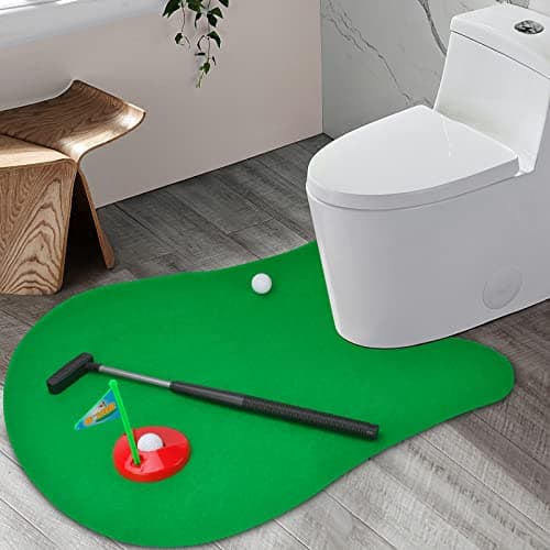 Funny Gag Mini Golf Toy for Dad - Fathers Day, Birthday, Christmas, Valentines Gifts for Men, Husband, Boyfriend, Him