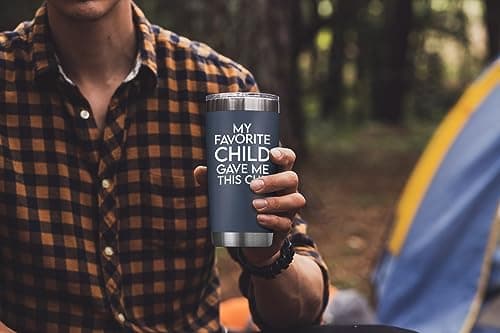 NewEleven Fathers Day Gift For Dad - Birthday Gifts For Dad From Daughter, Son, Kids - Husband Gift - Birthday Present Ideas For Father, New Papa, Bonus Father From Daughter, Son - 20 Oz Tumbler