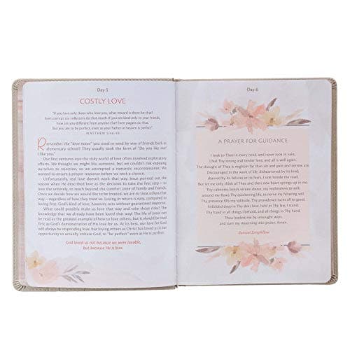 My Quiet Time Devotional - 365 Devotions for Women To Bring You Into The Peace Of The Presence of God Cappuccino, Faux Leather Flexcover Gift Book w/Ribbon Marker