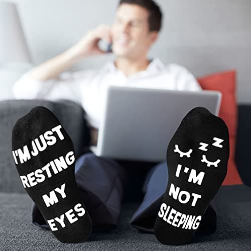 FilmHOO Birthday Gifts for Men Fathers Day Dad Gifts for Dad Christmas Stocking Stuffers for Men Him Valentines Funny Socks