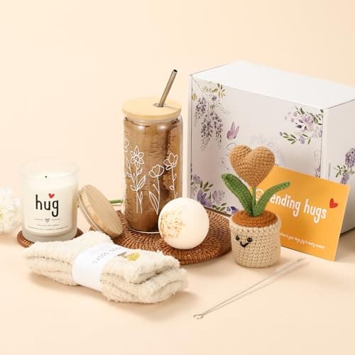 isolune Gift Baskets for Women - Hugs & Healing Luxury Care Package for Her, Get Well Soon Basket - Sympathy and After Surgery Recovery Gifts - Thinking of You