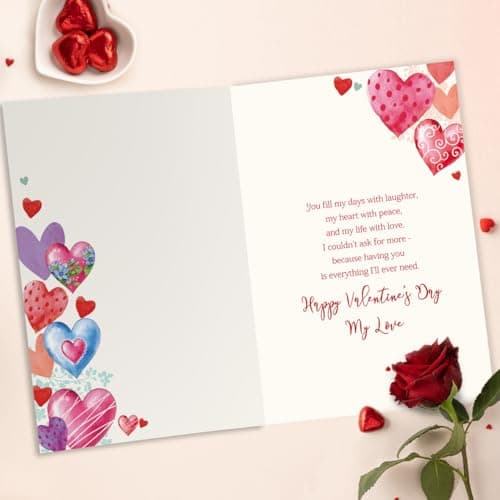 Valentines Day Card for Wife, Valentine's Day Gifts for Wife