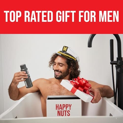 HAPPY NUTS Comfort Cream Deodorant For Men: Anti-Chafing Sweat Defense, Odor Control, Aluminum-Free Mens Deodorant & Travel Essential for Men's Private Parts 3.4 fl oz (Original)