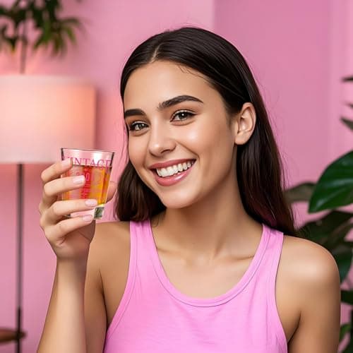 21st Birthday Gifts for Her - Limited Edition Shot Glass - Vintage 2004 Cheers To 21 Years, Finally 21 Party Decorations Supplies - Turning 21 Bday Present for Girl Women Sister Daughter Friends