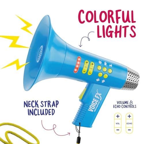 Voice Changer for Kids - Gifts for Kids - Voice Changing Device for Boys & Girls Ages 3-8+ Olds - Birthday Gifts for 3, 4, 5, 7, 8 Year Old Boy - Cool Outdoor Toys Gift Ideas for Kid, Toddler