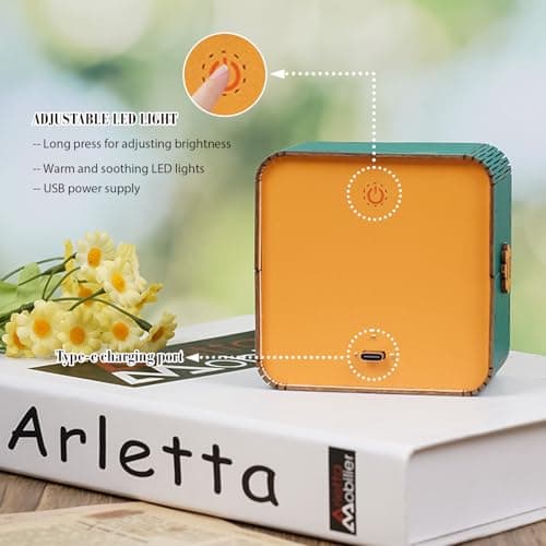 3D Wooden Puzzles Night Light, (Autumn Sunset) DIY Night Light Kit, 3D Wooden Puzzles for Adults Creative DIY Birthday Gift for Friends and Family, DIY New Year Gift