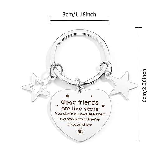 Best Gifts for Friends Colleagues Brothers Sisters Friend Keychain Friend Gift Ideas Valentines Christmas Day Gifts