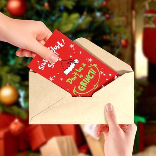 30 Christmas Money or Cards Holders with Envelopes，Unique Xmas Gift Box for Cash, Checks, or Gift Cards, Surprise Christmas Gifts for Colleagues, Friends, Classmates, and Family Members