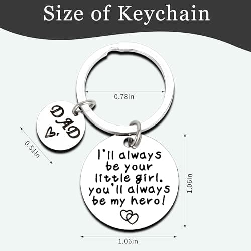 Gifts for Dad - Dad Christmas Gifts Dad Keychain Gifts Stocking Stuffers Christmas Presents Fathers Day Birthday Gift for Dad