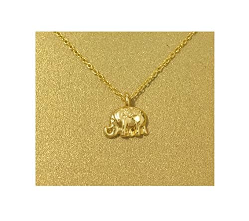 Friendship Clover Necklace Unicorn Good Luck Elephant Necklace with Message Card Gift Card (4pack)