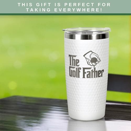 Golf Gifts for Dad - Fathers Day Golf Gifts for Men, Dad, Husband - Funny Golfer Gift - Golfer Ideas for Men, Golfers - Fathers Day Gift - 20 Oz Stainless Steel Tumbler