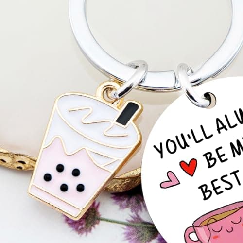 OEHEDOU Bestie Gifts for Women Best Friends - Cute & Funny Keychain Gifts