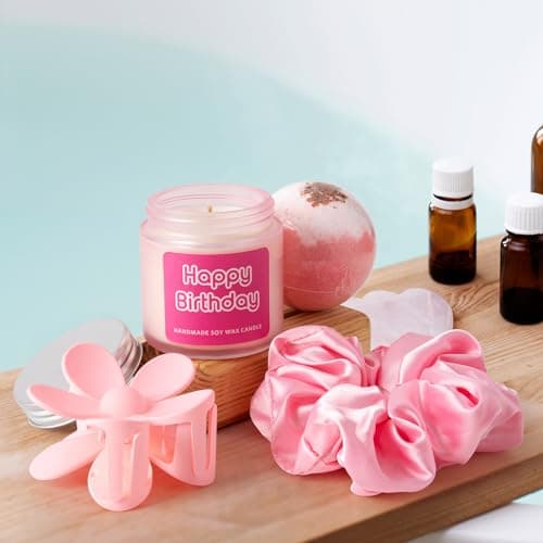 Birthday Gifts For Women, Teen Girl, Her, Happy Birthday Gift Box For Girl, Women, Sister, Daughter, Friends, Cute Daisy Aesthetic Glass Cups Gift Set 7pcs