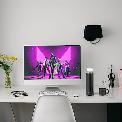 Vacuum Flask for Hot Drinks With Handle Coffee Cup Travel Mug Double Walled Sports Bottle Insulated Stainless Steel Tumblers Water Bottles Metal