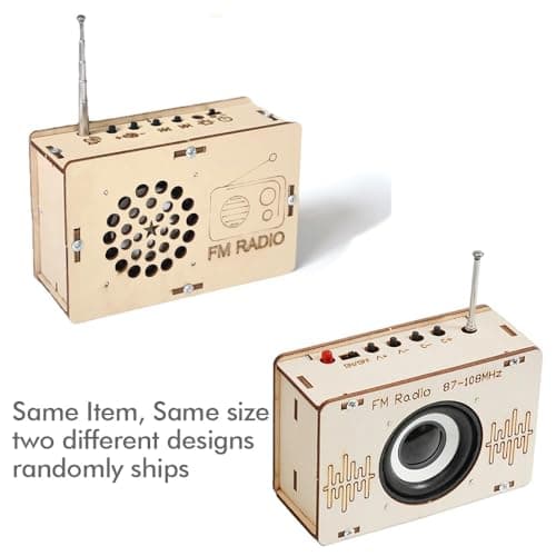 STEM Toys for Ages 6-8-13 Science Kits DIY Building Your Own Radio Crafts for Kids Stocking Stuffers Birthday Gifts for 9 11 12 14 15+ Year Old Boys Girls Teens Circuit Engineering Electronics Project