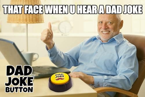 Features Endless Extra Funny Dad Jokes at The Push of a Button - Dad Gifts from Daughter, Dad Birthday Gift, White Elephant Gifts, Gifts for Men