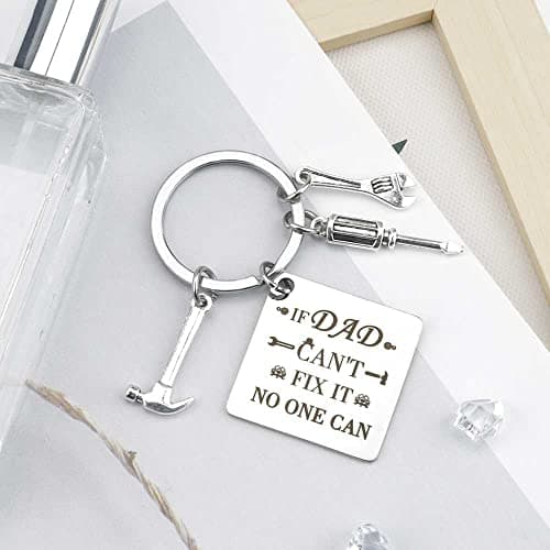 Dad Gifts Father's Day Father Day Christmas Valentines Birthday Thank You Gifts from Daughter Wife Son Kids Romantic Presents Fathers Day Keychain Gift Ideas