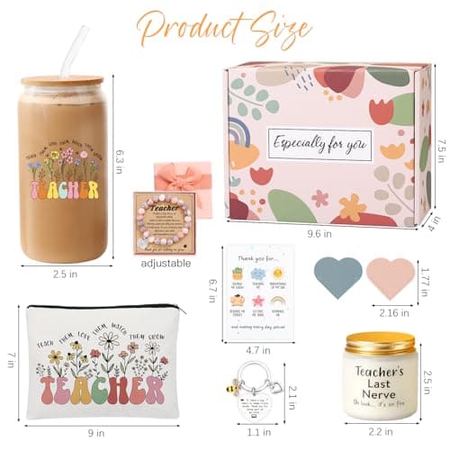 UAREHIBY Thank You Teacher Gifts for Women,Teacher Appreciation Gifts,Back to School Gift from Student,Teachers End of Year Gift for Men,New Teachers