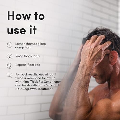 hims Dandruff Detox Anti Dandruff Shampoo, 2 Pack - Anti Dandruff Shampoo for Dry, Itchy Scalp with Pyrithione Zinc 1% and Argan Oil - Paraben Free, Sulfate Free - Evergreen Mint - 2 x 6.4 fl oz