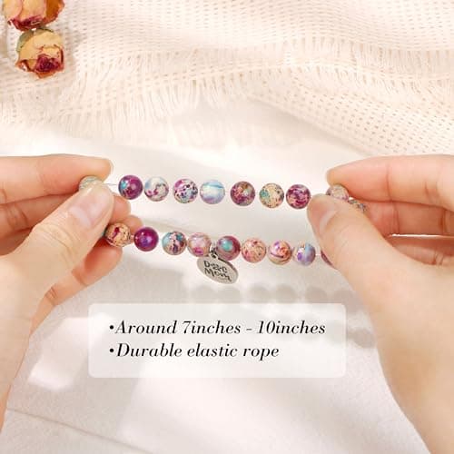 JoycuFF Bracelets for Women Funny Inspirational Gifts for Her Sister to Sister Jewelry Mantra Cuff Bangle