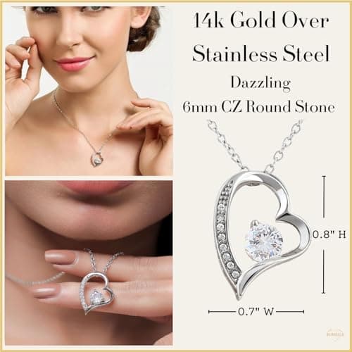 To My Daughter Necklace From Dad With Heartfelt Message, Daughter Birthday Present From Dad, Jewelry Gifts For Graduation for Her From Mom or Daddy, 14K Pendant