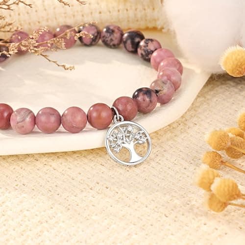 UNGENT THEM Tree of Life Bracelet for Women, Gifts for Grandma, Nana, Mother in Law, Mom, Gigi, Mimi, Aunt, Sister in Law, Teacher, Birthday Christmas Wedding Mothers' Day Gifts