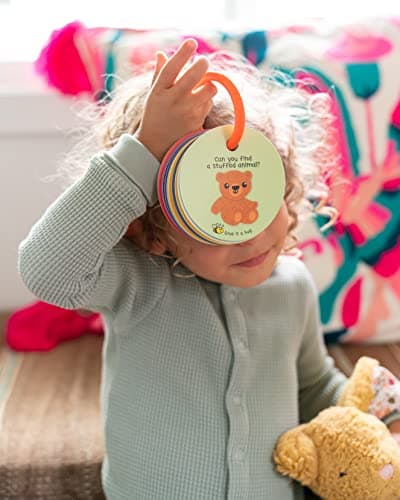 MOLLYBEE KIDS Toddler Scavenger Hunt Cards at Home, Toddler Activity, Ages 2, 3, Indoor Scavenger Hunt Game