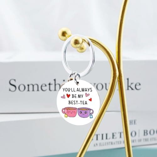 OEHEDOU Bestie Gifts for Women Best Friends - Cute & Funny Keychain Gifts