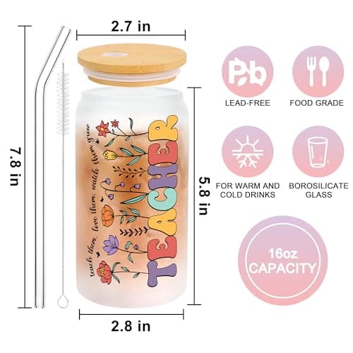 Teacher Appreciation Gifts for Women, Christmas Valentines Day Thank You Gifts for Teachers from Student, Thanksgiving Back To School Present