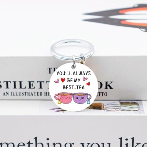 OEHEDOU Bestie Gifts for Women Best Friends - Cute & Funny Keychain Gifts