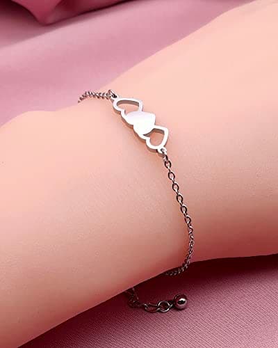 HOFOYA Sisters Best Friends Forever Matching BFF Necklace Set for 2 3 4,Mom Daughter Necklaces,Friendship Necklace,Christmas Birthday Gift for Women Teens BFF Sister.