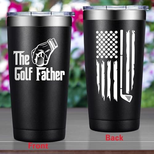 Grifarny Golf Gifts for Men - Fathers Day Golf Gifts for Dad, Grandpa, Papa, Husband, Golfers, Golfing Lovers - The Golfs Father Tumbler Mug 20oz