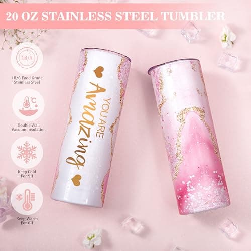 Birthday Gifts for Teen Girls, Best Friend Gift for Her, Happy Birthday Relaxing Spa Gifts Basket Self Care Gift for Mom, Wife, Girlfriend, Sister, Her, Friends, Coworker