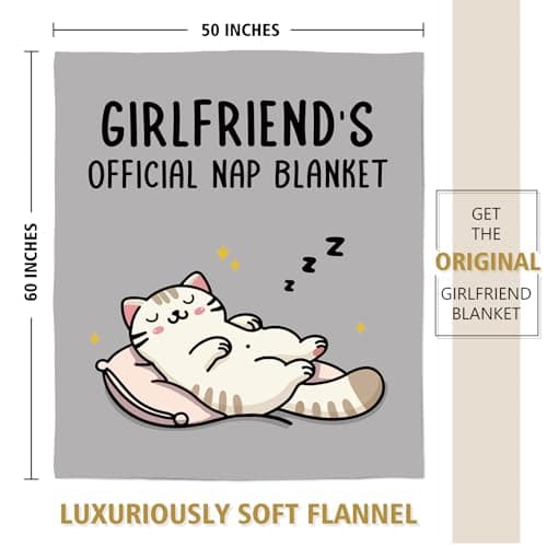 SteadStyle Gifts for Girlfriend from Boyfriend - Gifts for Her Blanket, Girlfriend Christmas Birthday Gift Ideas, Anniversary Wedding Gift for Women, Romantic Valentines Present for Her 60"X 50"