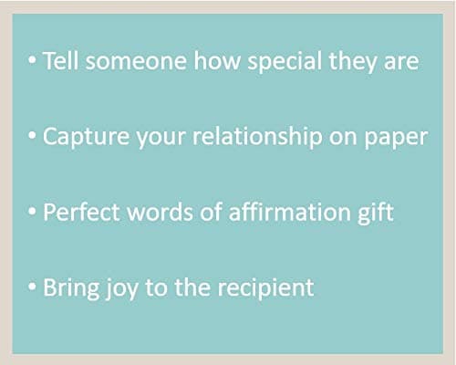 Gratbook You Are Loved Book, Personalized Why I Love You book, Easy Prompts to get your feelings on paper, Perfect for Mom, Wife, Sister, Boyfriend, Loved One, Quality Hardcover, 5 in x 7 in (White)