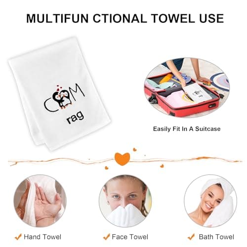 Bath Towels Gifts for Men Christmas Stocking Stuffers Birthday Gifts for Him Boyfriend Husband Couple Fiance from Wife Girlfriend Romantic Present Ideas on Anniversary Valentines Day Wedding