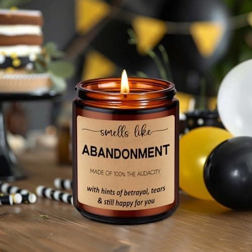 GSPY Scented Candles - Friends Moving Away, Coworker Leaving Ideas, Funny Retirement Gifts for Women, Men - Goodbye, Going Away, Farewell Gifts for Coworkers, Boss, Work Bestie, Woman, Best Friend