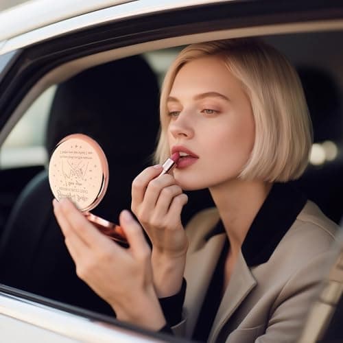 Bestie Makeup Mirror - Compact Friendship Gift for Women, Perfect for Sister or Best Friend's Birthday, Graduation or Any Occasion