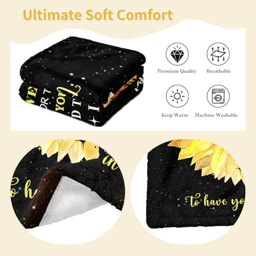 puekrtoa Christmas Sister in Law Birthday Gifts, Xmas Gift for Sister in Law for Women, Best Sisters-in-Law Wedding Gift Ideas, Sisters in Law Throw Blanket 60"X50"