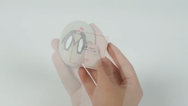 1 Year Anniversary for Boyfriend or Girlfriend - Penguin Pebble Gift- First Wedding Anniversary for Husband or Wife - One Year Together Keepsake