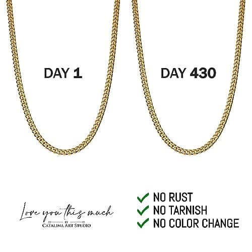 To My Man Steel Cuban Necklace - Meaningful & Romantic Gift