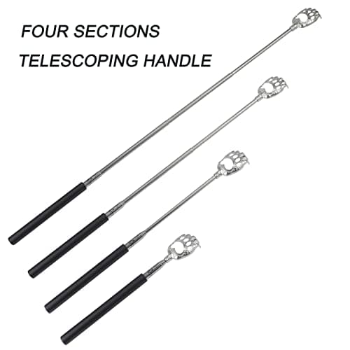 WOVTE Bear Claw Extendable Back Scratcher for Men Women, Stocking Stuffers for Adults Men, Mothers Day Fathers Day Birthday Christmas Gifts for Men Women Mom Dad Husband